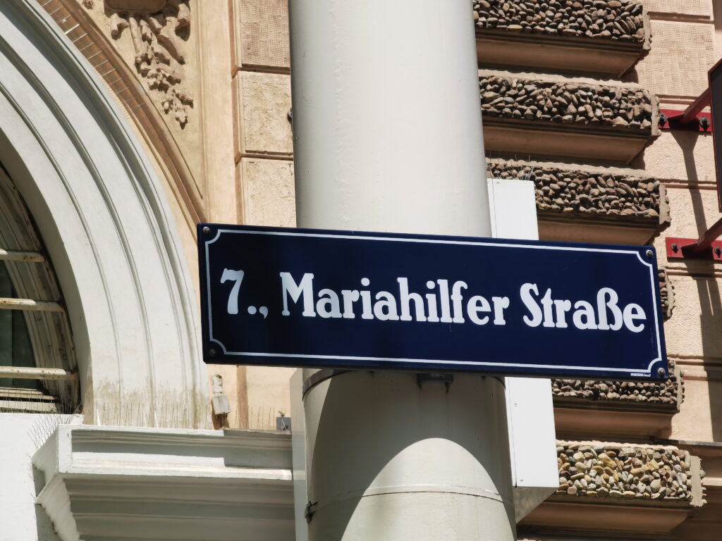 Mariahilfer Straße Wien im 7. Bezirk